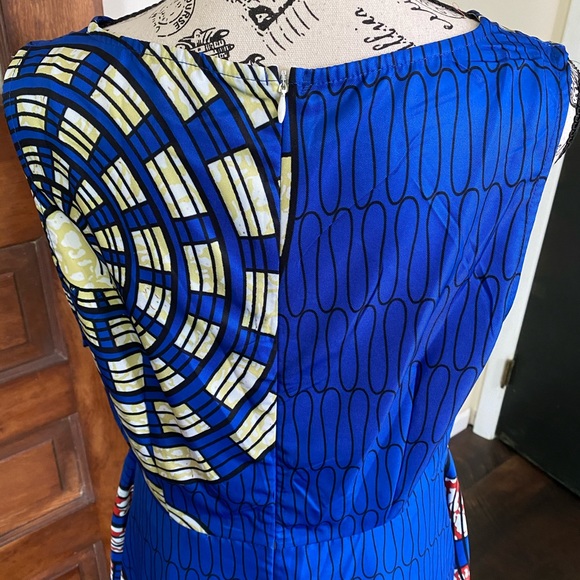 NWOT Inorin High Low Dashiki Sleeveless Dress - Picture 4 of 9